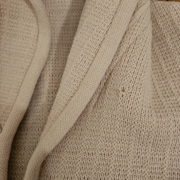 Vintage 70s sailor lapel collar knit jacket blazer size Small sweater coat pink - Picture 4 of 7